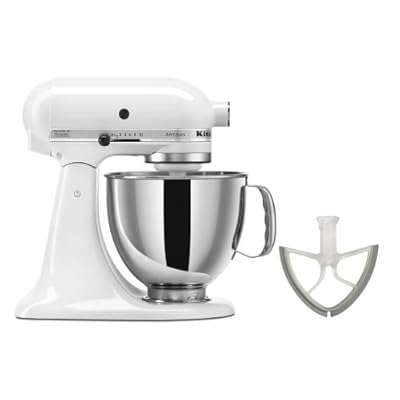 KitchenAid Artisan Series White Valentine's Exclusive Stand Mixer KSM150 With FREE Upgraded Beater Blade