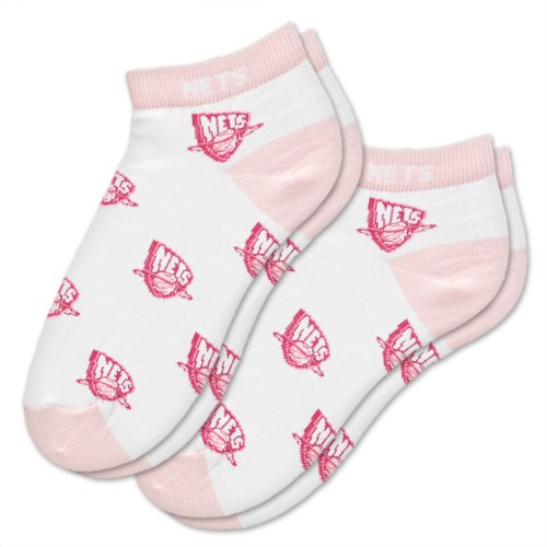 NBA New Jersey Nets Womens Socks, 2-Pack, Pink
