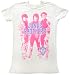 TS296 Jonas Brothers Band Pink Group Girls Glitter T-Shirt