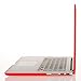 Mosiso Plastic Hard Case Cover Only for MacBook Pro Retina 15 Inch, Deep Red