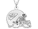 Authentic NFL Kansas City Chiefs Helmet Pendant in Sterling Silver with Chain