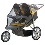 InStep Bug Screen Double for Swivel Wheel Black Jogger
