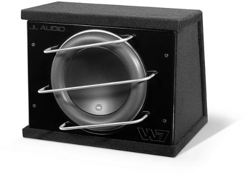 JL Audio CLS113RG-W7 One 13W7-D1.5 Sub loaded in a sealed enclosure with cross-bar grill