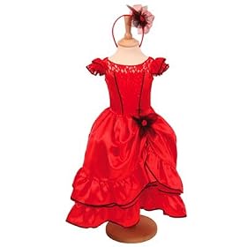 Flamenco Dressing up Costume 6-8 years
