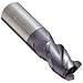 YG-1 E5243 Carbide Square Nose End Mills, Inch, TiAlN Finish, Non-Center Cutting, 45 Degree Helix, For Use With Steel/Steel Alloys, Titanium/Titanium Alloys