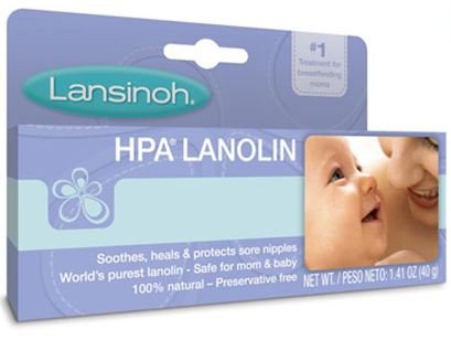 Lansinoh Breast Cream, 1.41 Ounce Tube (Pack of 3)