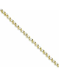 1.1 Carat 14K Gold Diamond Bracelet