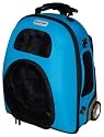 Pet Gear I-Go2 Weekender Roller Backpack Dog Carrier- Ocean Blue