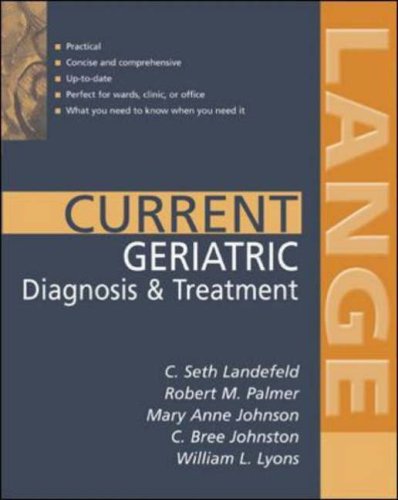 Current Geriatric Diagnosis and Treatment (LANGE CURRENT Series)