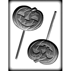 Jack-O-Lantern Pop Hard Candy Mold