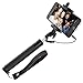 Selfie Stick by Schronic8482; With Premium Leather Strap, Ultra Compact 3-in-1 Built In Shutter, Battery Free Extendable Monopod for iPhone 6 / iPhone 6 Plus iPhone 5s 5c 4s 4, Samsung Galaxy S6/S6 Edge/S5/S4/ Note 5/4/3, LG G4 G3