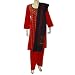 Salwar Kameez Kurti Cotton Embroidered Dress Size S (slk477a)