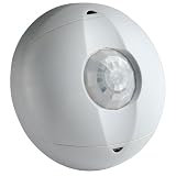 Ceiling Mount Occupancy Sensor, Passive Infrared, 360 Degree, 450 sq. ft. Coverage, Self-Adjusting, White, OSC04-I0W
