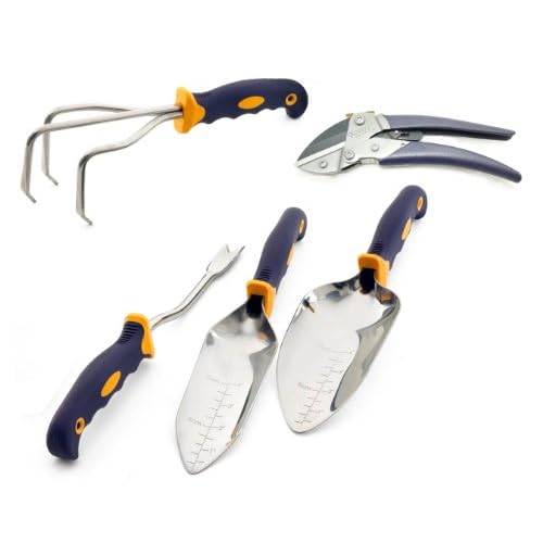 CUTCO Model 340 5 Pc. Garden Tool Set 300 Cultivator, 301 Weeder