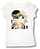 Japanese Geisha Girl WOMEN'S BABYDOLL T Shirt in 5 COLORS Small thru XL