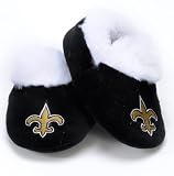 NFL Baby Bootie Slippers New Orleans Saints 3-6 Months