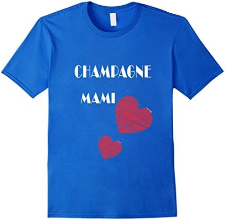 Men's Champagne Mami Mom Mami Tee-Shirt Medium Royal Blue