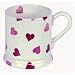 Emma Bridgewater Pink Hearts 1/2 Pint Mugs 0.3ltr