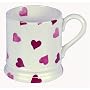 Emma Bridgewater Pink Hearts 1/2 Pint Mugs 0.3ltr