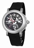 Gerald Genta BSP-Y-80-430-CA-BD Arena Black Dial Rubber Men's Automatic Jumping Hour Watch