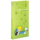 コクヨS&T スヌーピー CD&DVDファイル 2段タイプ 24枚収容 緑 EDF-SNC216-2