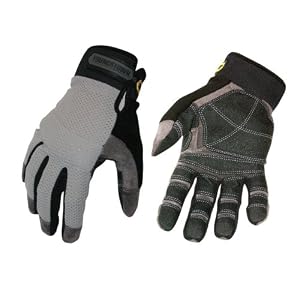 Youngstown Glove Co. 04-3070-70-L Mesh Utility Plus Performance Glove Large, Gray