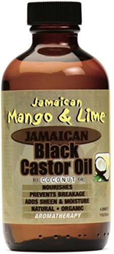 Jamaican Mango & Lime Black Castor Oil With Coconut, 4 oz