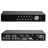 VideoSecu DVP524D 4 Channel Stand Alone CCTV Security Camera DVR Web Digital Video Recorder Remote Network MPEG4 System Digital Video Recorder Come with 1TB Hard Driver