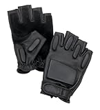 Black Fingerless Tactical Rapelling Gloves - Available In Various Sizes