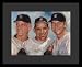 New York Yankees (Mickey Mantle, Yogi Berra, Roger Maris) Sports Gold Wood-Mounted Poster Print - 11