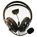 HEADSET HEADPHONE MICROPHONE FOR XBOX 360 Elite LIVE - BLACK