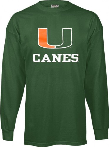 Miami Hurricanes Long Sleeve Adage T-Shirt