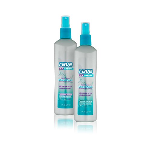Rave 4x Mega Non-Aerosol Hair Spray 11 oz. (Pack of 6)