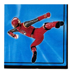 Party Supplies - Power Rangers Napkins (16)