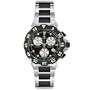 Burett Men's B4202LBSA Neo Abyss Collection Black and Stainless Steel Chronograph Diver Watch