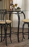 Review Home Decorators Collection  / Morvich Bistro Bar Table Bar Height Textrd Blk/gold