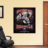 Denver Broncos Fathead Wall Graphic Blistering Bronco Mural