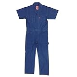 CUC DOGMAN 半袖つなぎ 黒×ブルー Sサイズ 8494