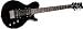 Dean Playmate EVO Junior Solid Body Electric Guitar, Classic Black, 3/4-Size