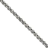 Sterling Silver Antiqued Gothic Bracelet - 8.5 Inch