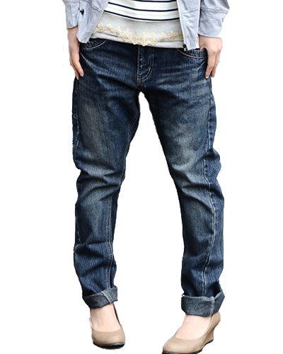 [アンドイット] and it_ 美脚サルエルデニムパンツ