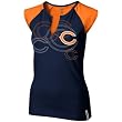 Womens Chicago Bears High Pitch Split Neck Tshirt
