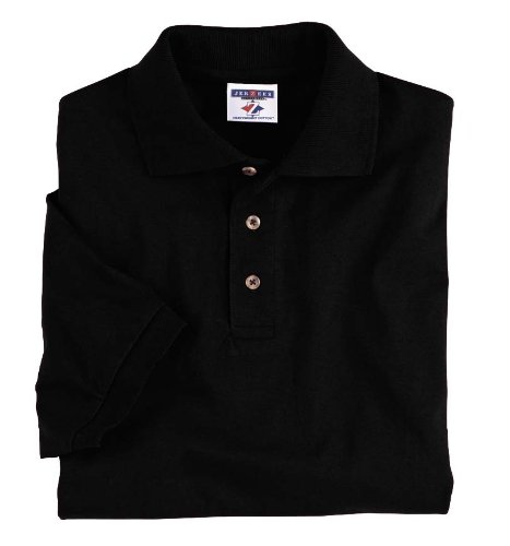 Buy Now at Amazon.com: Jerzees Adult 6 Oz. 100% Cotton Jersey Mens Golf Shirt