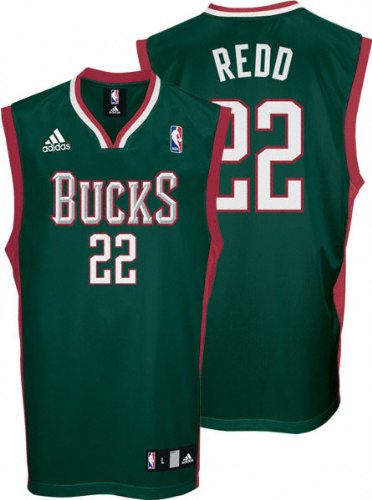 Michael Redd Youth Jersey: adidas Green Replica #22 Milwaukee Bucks Jersey