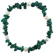 Single Strand Stretch Chip Bracelet - Malachite