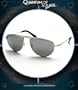 TOM FORD JAMES BOND 007 TF108 18C SHINY RHODIUM BLACK LEATHER TEMPLE TIPS SUNGLASSES