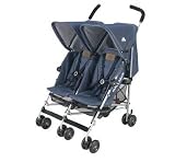 Maclaren Twin Triumph Stroller, Denim