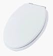WHT WOOD SEAT W/CH HINGE (Bemis/Mayfair 44CP-000)
