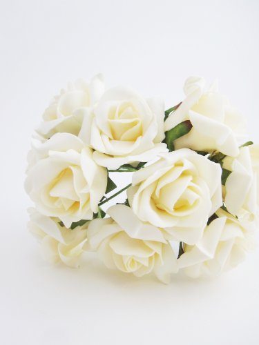 Artificial Flowers Wedding Decor Creme Colored Rustic Huge