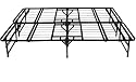 Pragma Bed&reg; Mattress Platform - Queen. No Box Spring needed. Ideal for memory foam, latex, and air mattresses.